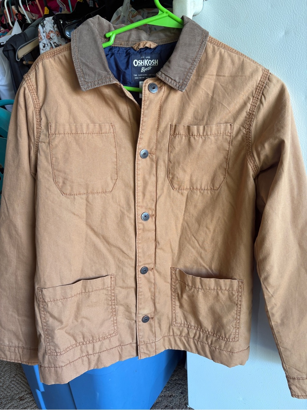 OshKosh B'gosh Brown Tan Work-Style Barn Kids' Jacket 14